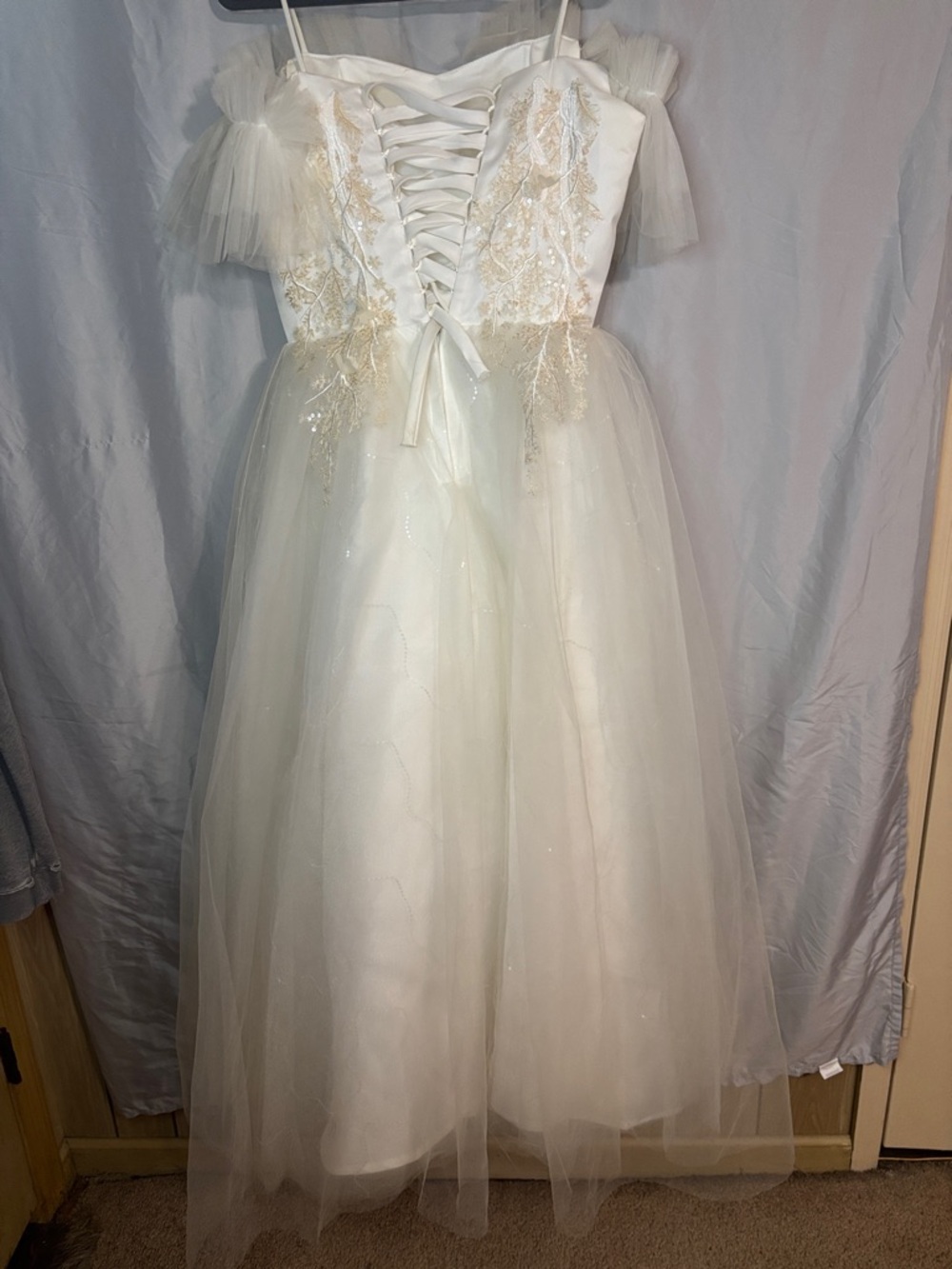 Wedding Dress With Floral Lace - Picture 8 of 10